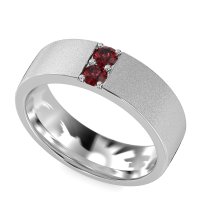 7mm Men's Sandblast Finish Band