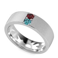 7mm Men's Sandblast Finish Band