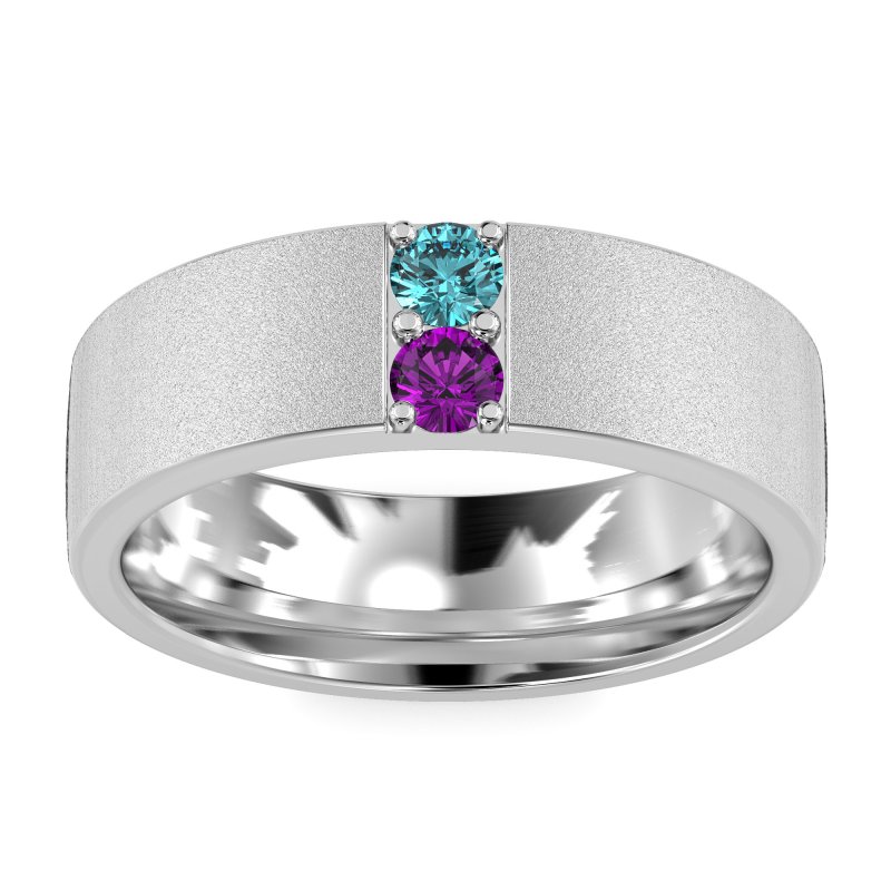 7mm Men's Sandblast Finish Band