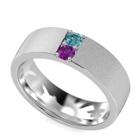 7mm Men's Sandblast Finish Band