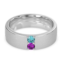 7mm Men's Sandblast Finish Band