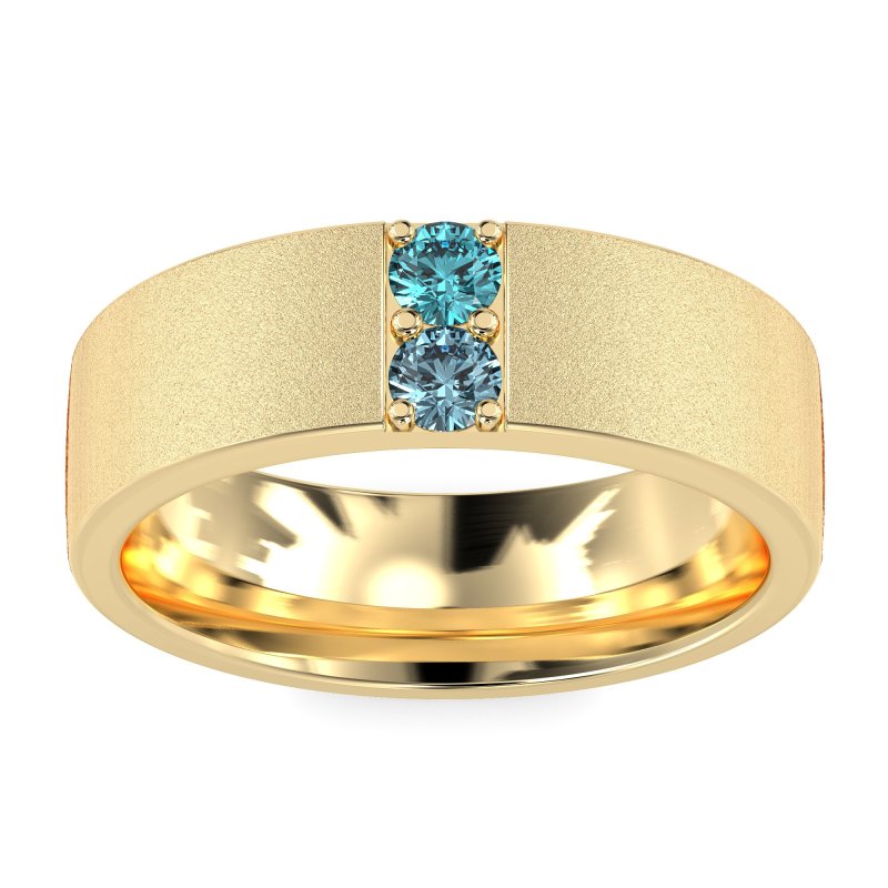 7mm Men's Sandblast Finish Band