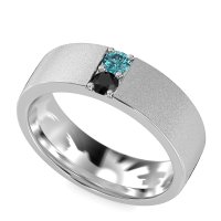 7mm Men's Sandblast Finish Band
