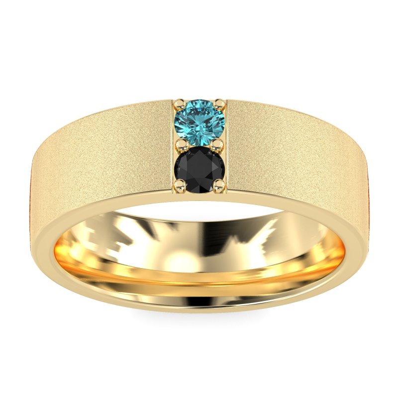 7mm Men's Sandblast Finish Band