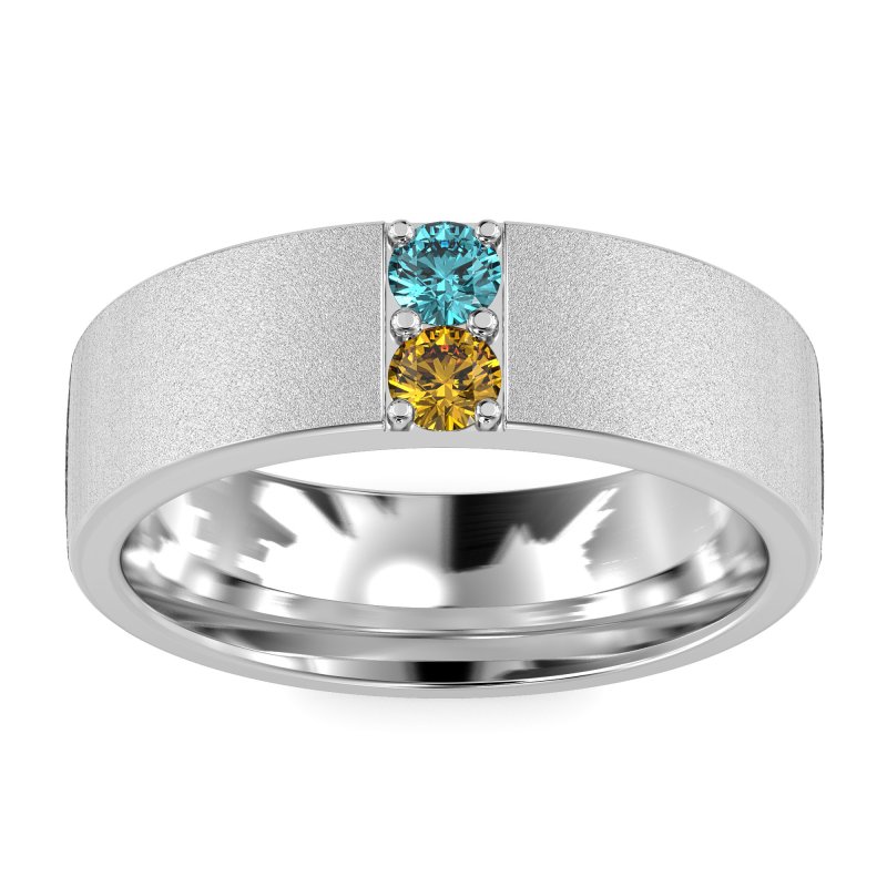 7mm Men's Sandblast Finish Band