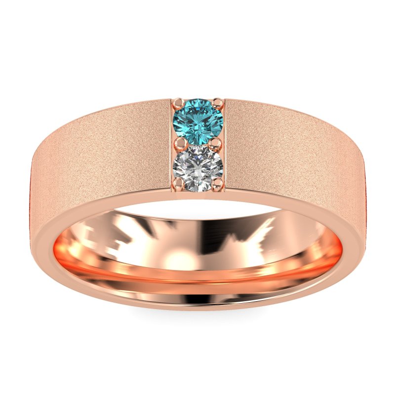 7mm Men's Sandblast Finish Band
