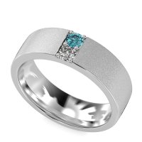 7mm Men's Sandblast Finish Band
