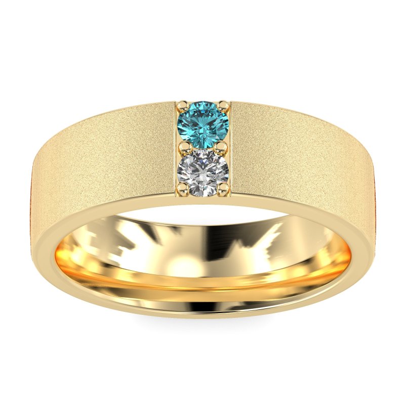 7mm Men's Sandblast Finish Band