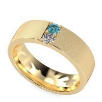 7mm Men's Sandblast Finish Band