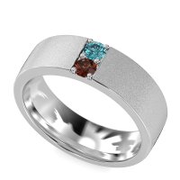 7mm Men's Sandblast Finish Band
