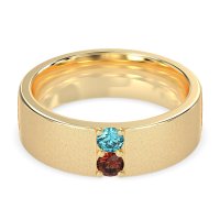 7mm Men's Sandblast Finish Band