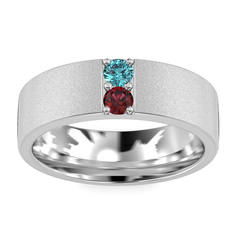7mm Men's Sandblast Finish Band