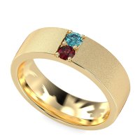 7mm Men's Sandblast Finish Band