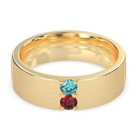 7mm Men's Sandblast Finish Band