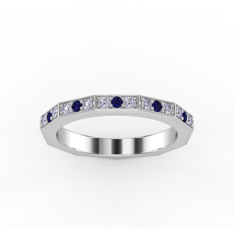 Art-Deco Polygonal Band - Poly