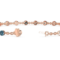 Chain Link Gemstone Bracelet