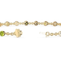 Chain Link Gemstone Bracelet