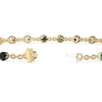 Chain Link Gemstone Bracelet