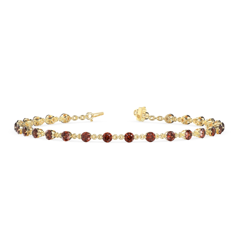 Chain Link Gemstone Bracelet