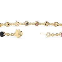 Chain Link Gemstone Bracelet