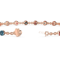 Chain Link Gemstone Bracelet
