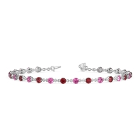 Chain Link Gemstone Bracelet