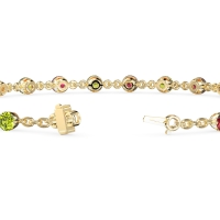 Chain Link Gemstone Bracelet