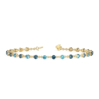 Chain Link Gemstone Bracelet