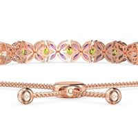 Marquise Flower Adjustable Bracelet