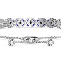 Marquise Flower Adjustable Bracelet