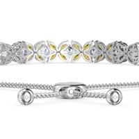 Marquise Flower Adjustable Bracelet