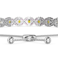 Marquise Flower Adjustable Bracelet