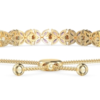 Marquise Flower Adjustable Bracelet