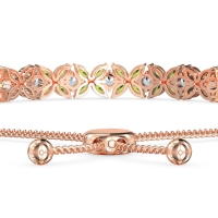 Marquise Flower Adjustable Bracelet