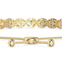 Marquise Flower Adjustable Bracelet