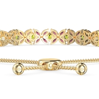 Marquise Flower Adjustable Bracelet