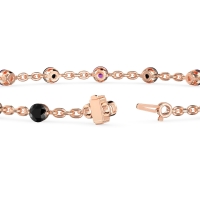 Round Shape Infinity Chain Bracelet