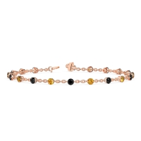 Round Shape Infinity Chain Bracelet