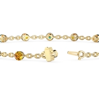 Round Shape Infinity Chain Bracelet