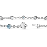 Round Shape Infinity Chain Bracelet