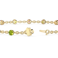 Round Shape Infinity Chain Bracelet