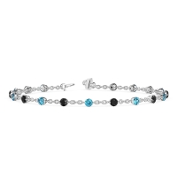 Round Shape Infinity Chain Bracelet