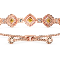 Diamond Link Bolo Bracelet