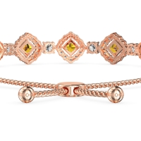 Diamond Link Bolo Bracelet