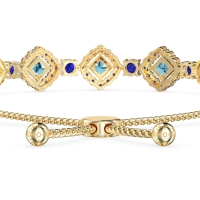 Diamond Link Bolo Bracelet