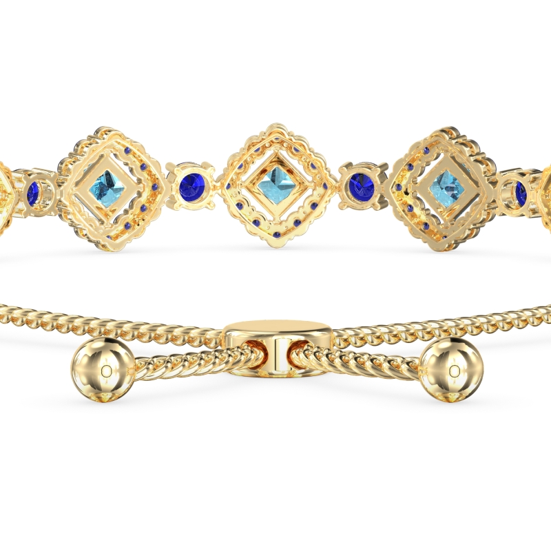 Diamond Link Bolo Bracelet