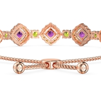 Diamond Link Bolo Bracelet