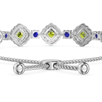 Diamond Link Bolo Bracelet
