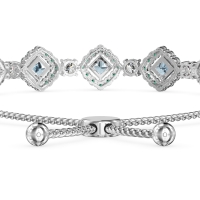 Diamond Link Bolo Bracelet
