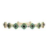 Diamond Link Bolo Bracelet